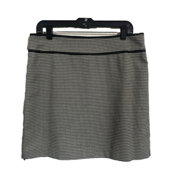 LOFT Houndstooth Skirt Size 8 - Picture 1 of 6